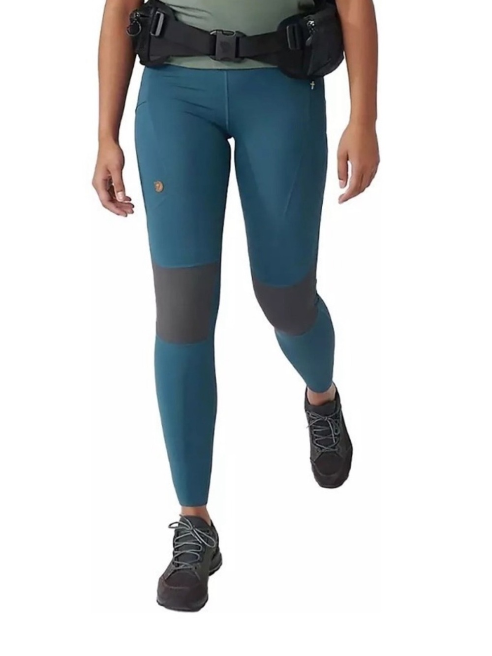 FJALL RAVEN ABISKO TREKKING PRO TIGHTS. Blue/Black Women’s Size Large. Like New.